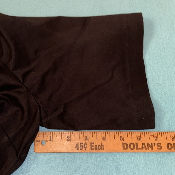 COURTENAY Y2K black jacket blouse Peter Pan collar 2 big buttons vintage size L - Picture 10 of 11